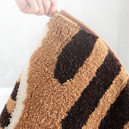 Tapis pour pattes de chaton couleur café