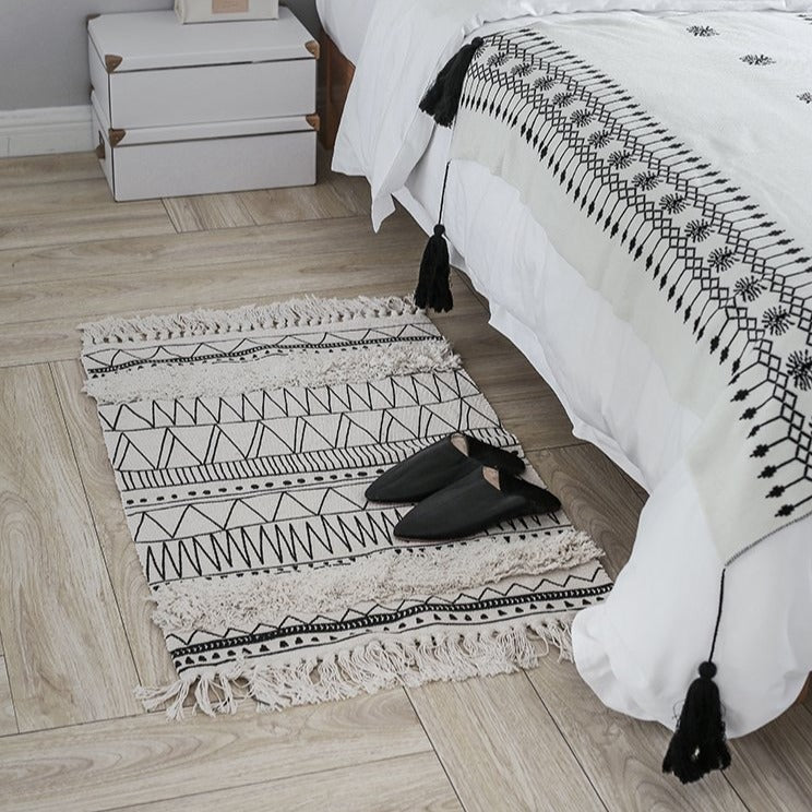 Tapis abstrait fait main Hurst