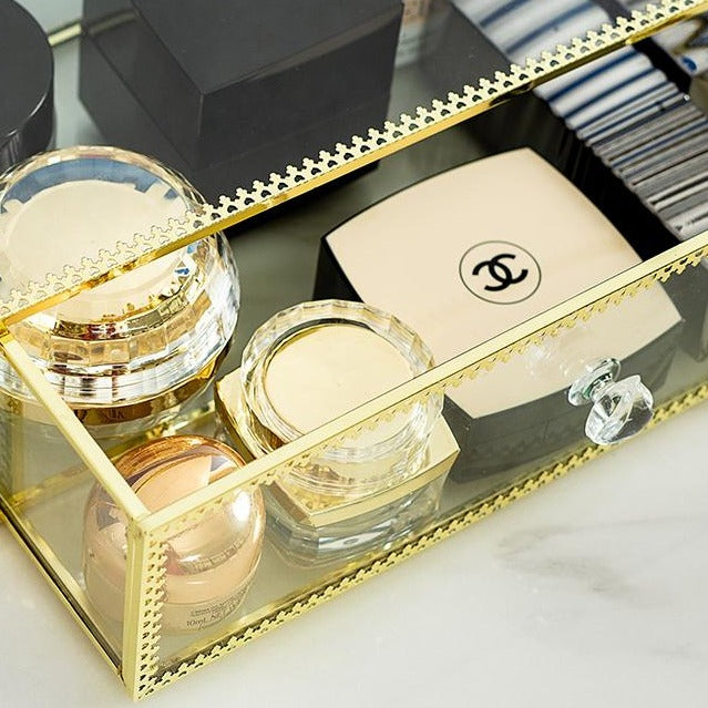 Trousse à cosmétiques à paillettes