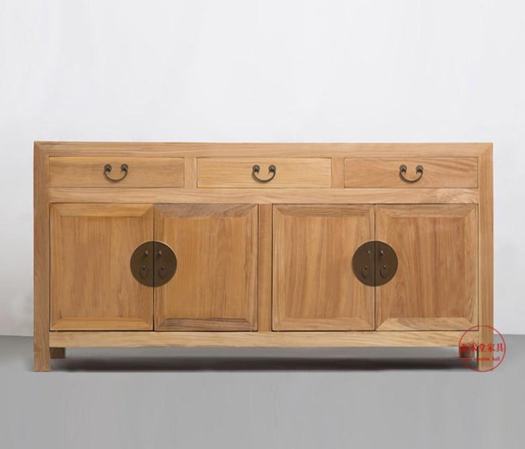 Buffet impérial JAYCE en orme ancien de style chinois