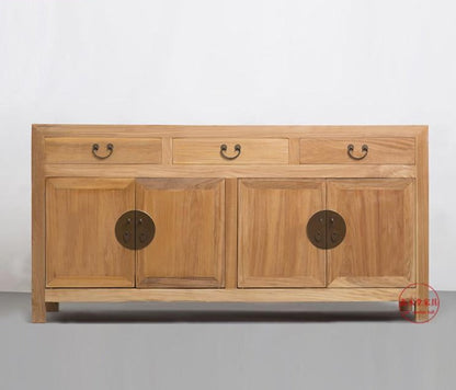 Buffet impérial JAYCE en orme ancien de style chinois