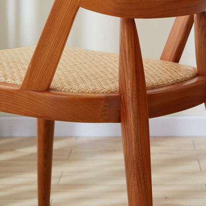 Chaise de salle à manger en rotin Elvira (ensemble de 2 ou 4)