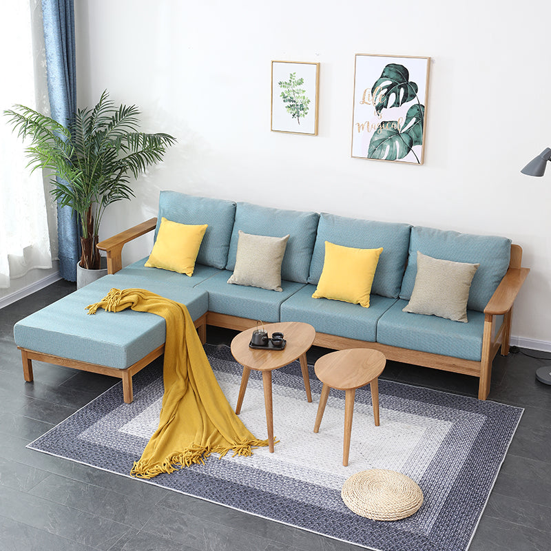 Canapé nordique moderne en bois massif BENTLEY