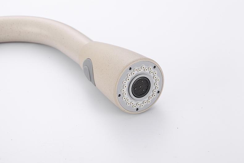 Robinet extensible moderne BLAISE couleur nude mat