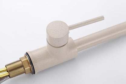 Robinet extensible moderne BLAISE couleur nude mat