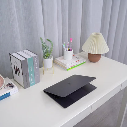 Bureau d'écriture LYDIA CARLTON Table d'ordinateur de bureau en bois massif 