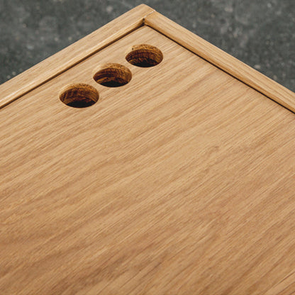 Table d'appoint en bois massif Kabamba 