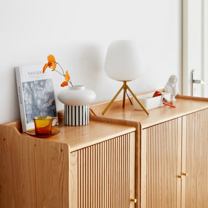 Meuble à chaussures en bois massif Glidden