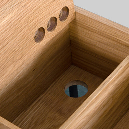 Table d'appoint en bois massif Kabamba 