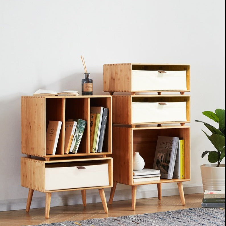 Armoire de rangement empilable multifonctionnelle Aguiar