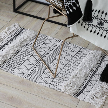 Tapis abstrait fait main Hurst