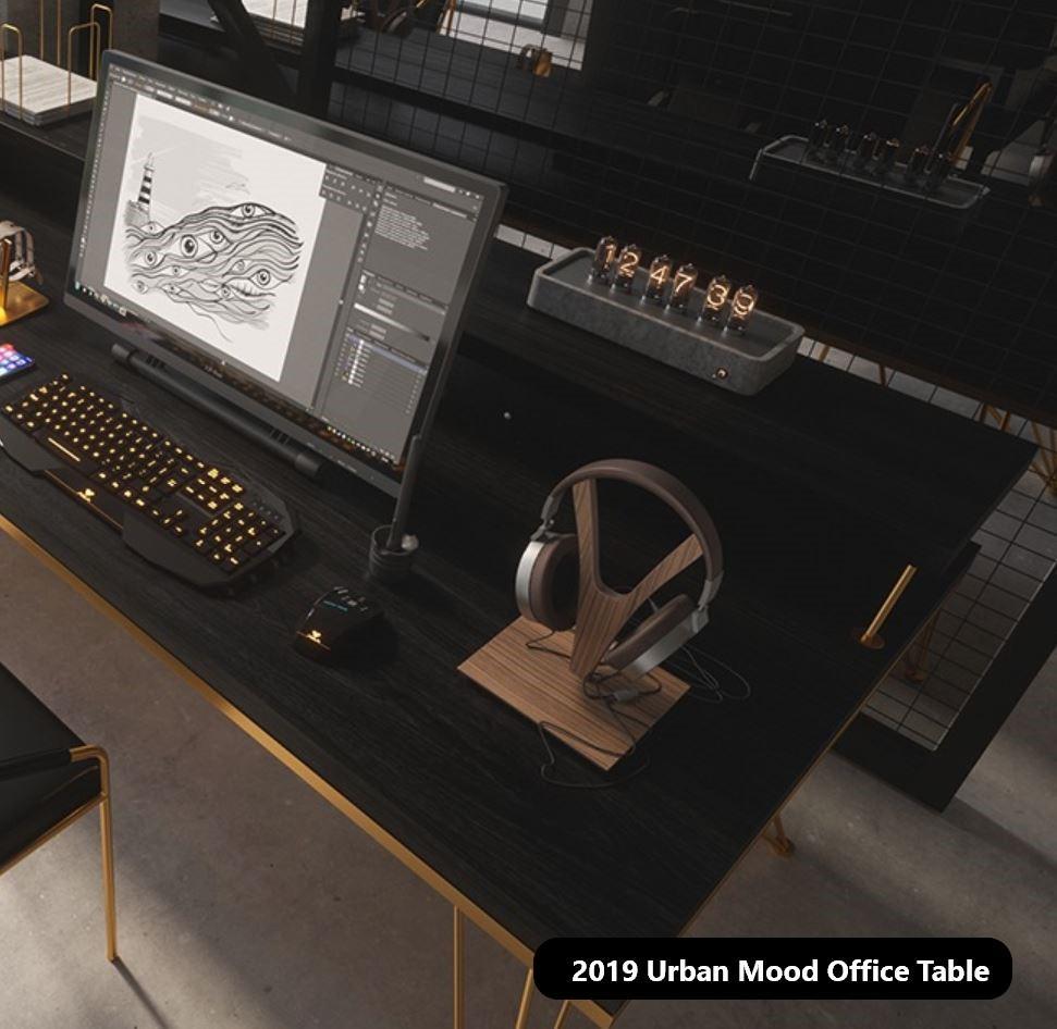 Camila Banc de travail de bureau moderne et élégant / Table de bureau / Table à manger / Table de café