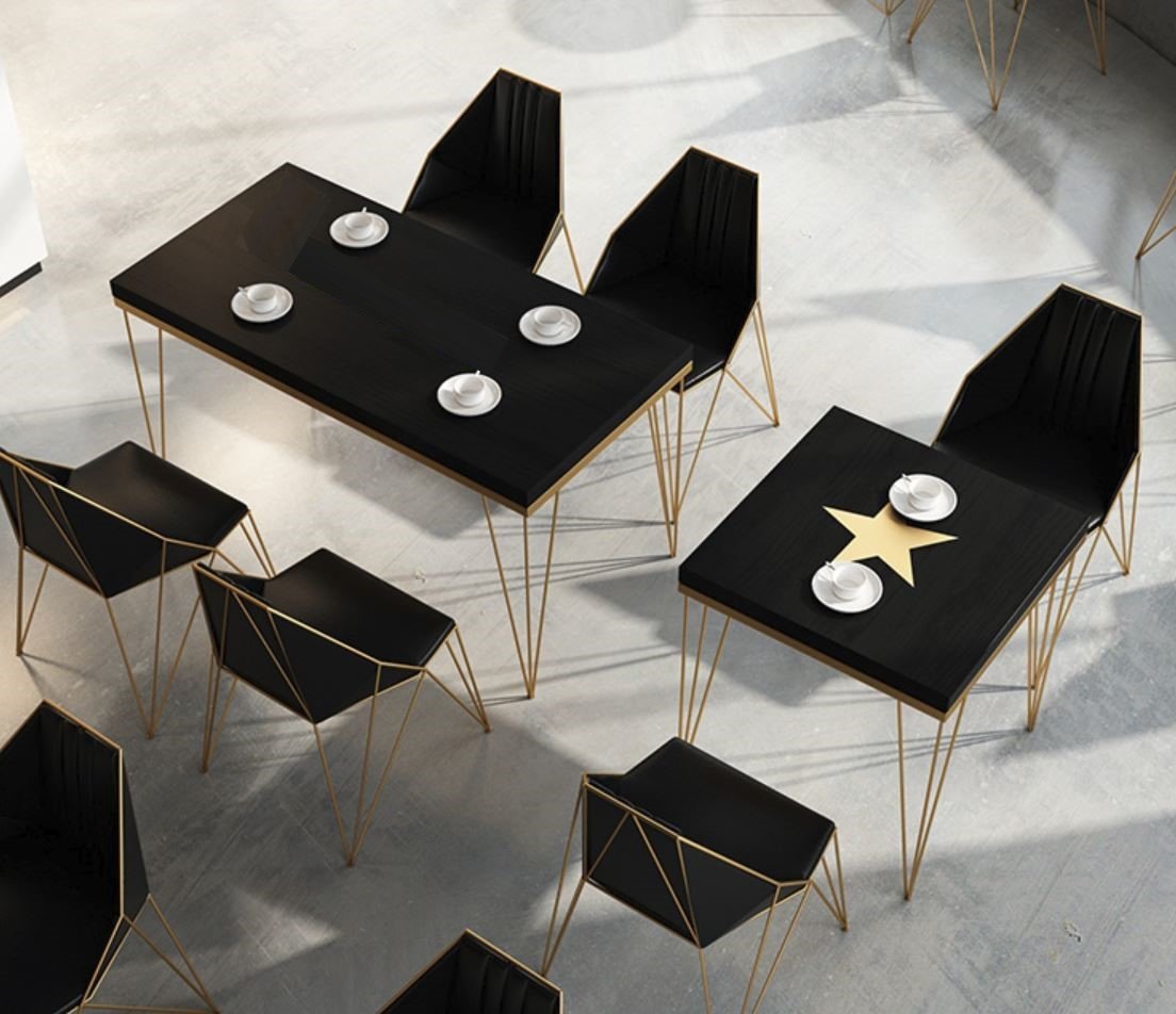 Camila Banc de travail de bureau moderne et élégant / Table de bureau / Table à manger / Table de café