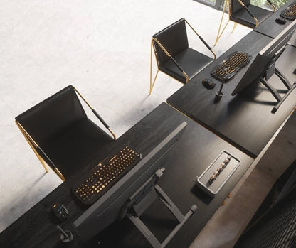 Camila Banc de travail de bureau moderne et élégant / Table de bureau / Table à manger / Table de café