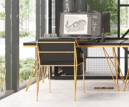 Camila Banc de travail de bureau moderne et élégant / Table de bureau / Table à manger / Table de café