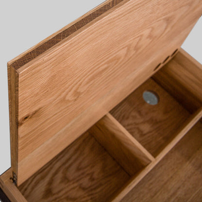 Table d'appoint en bois massif Kabamba 