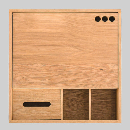 Table d'appoint en bois massif Kabamba 