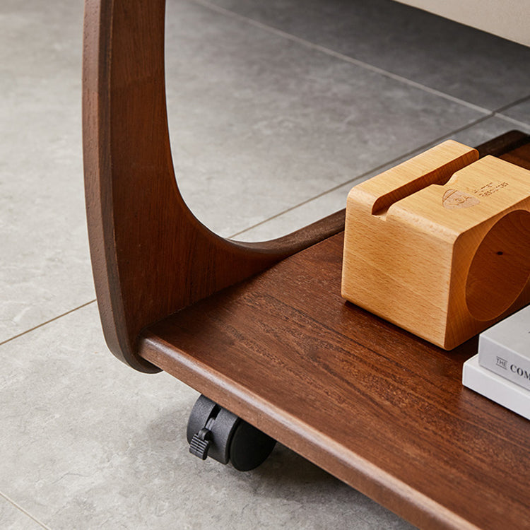 Table d'appoint en bois massif Emerson 