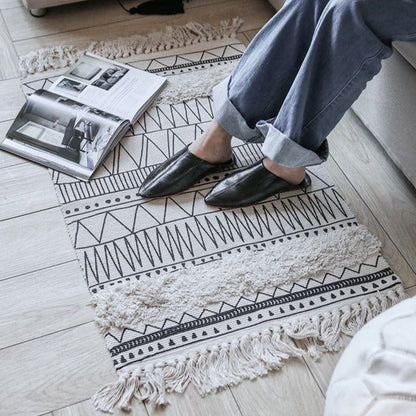 Tapis abstrait fait main Hurst