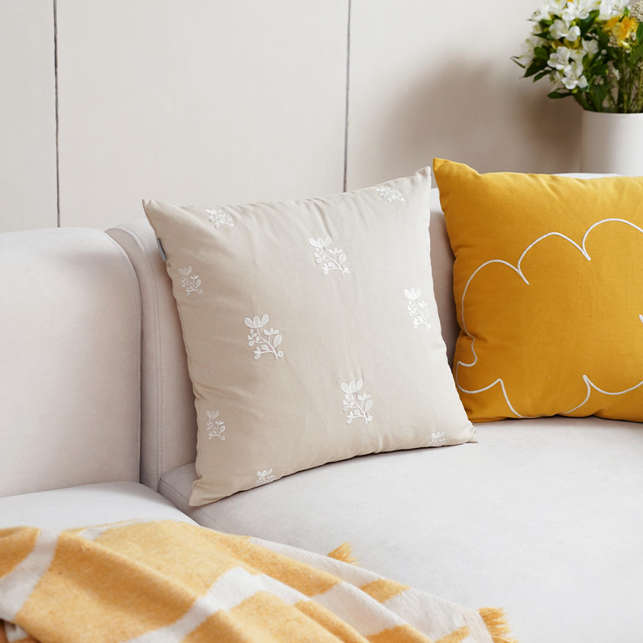 Housse de coussin carrée et insert Abilene 