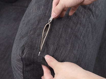 Canapé moderne en tissu BENCE avec pieds sur échasses