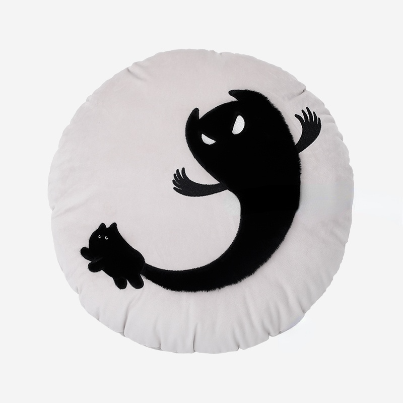 Coussin en peluche pour chat