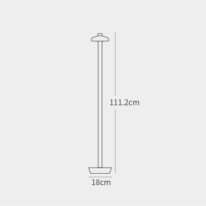 Lampadaire à bouton vertical Brightech