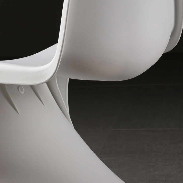 Chaise courbe Augustine (lot de 2) 