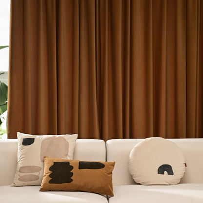 Ensemble de 3 coussins décoratifs en velours Kangana