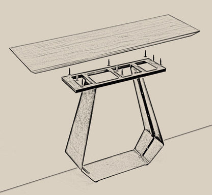 Table d'affichage de couloir MADISON