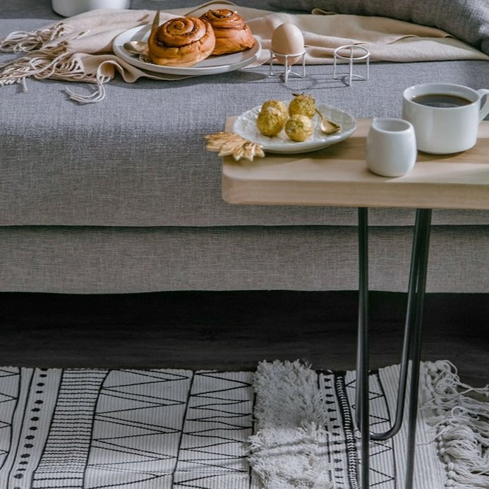 Tapis abstrait fait main Hurst