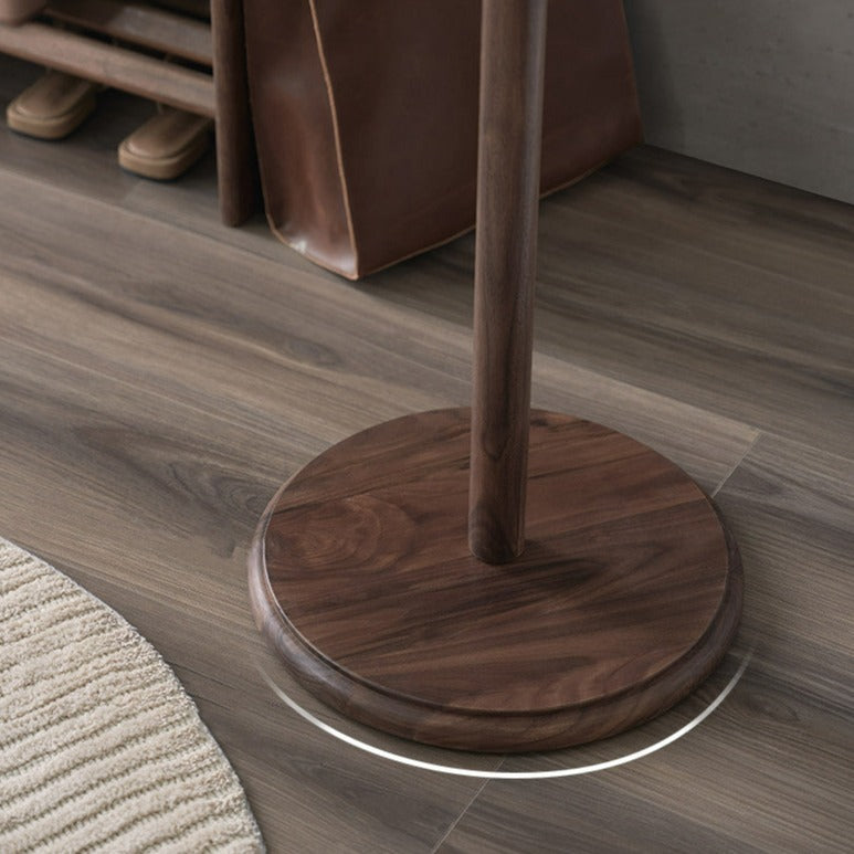 Porte-manteau à rivets en bois massif Artur