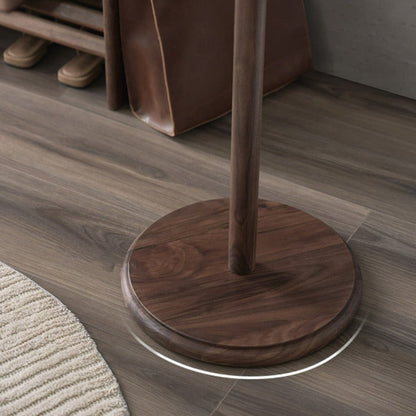 Porte-manteau à rivets en bois massif Artur