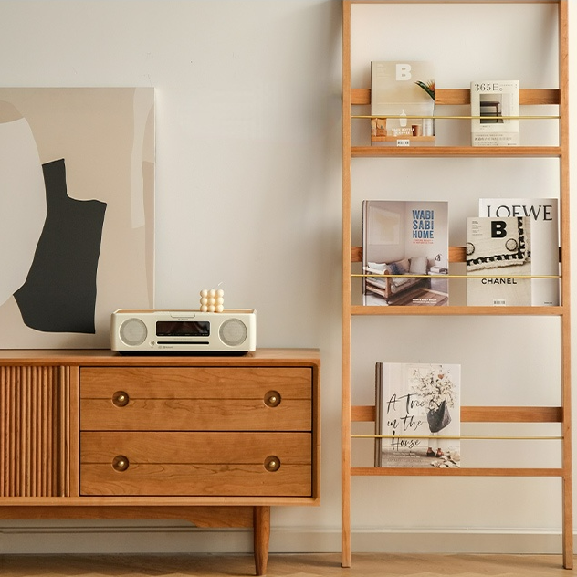 Meuble TV Griffing en cerisier