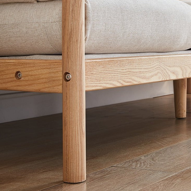 Canapé à cadre en bois Devale