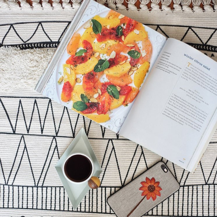 Tapis abstrait fait main Hurst