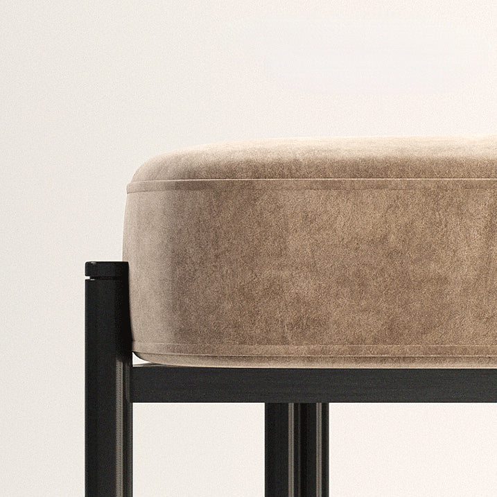 Chaise rembourrée en velours Cohen (lot de 2)