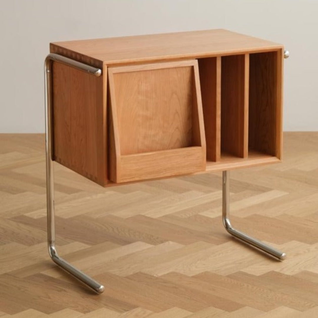 Meuble d'appoint/table d'appoint Jacky en bois de cerisier massif 