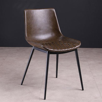 Chaise de salle à manger en cuir Everleigh (lot de 2) 