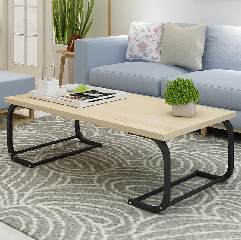 Table basse rustique industrielle en bois brut LONDON