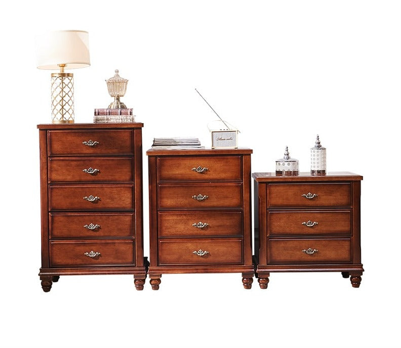 DEAN HILTON American Classic Trois Quatre Cinq Sept Neuf Tiroirs En Bois Massif