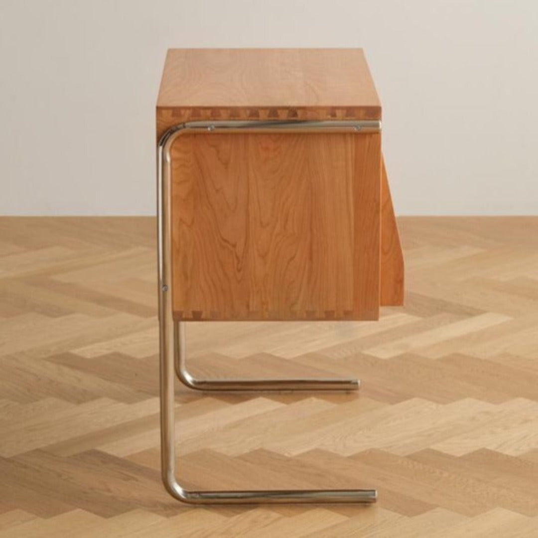 Meuble d'appoint/table d'appoint Jacky en bois de cerisier massif 