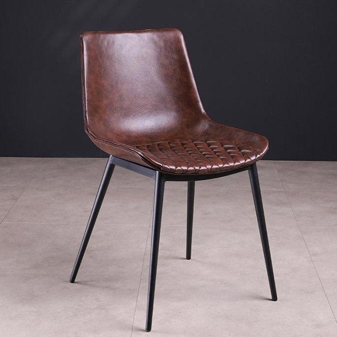 Chaise de salle à manger en cuir Everleigh (lot de 2) 