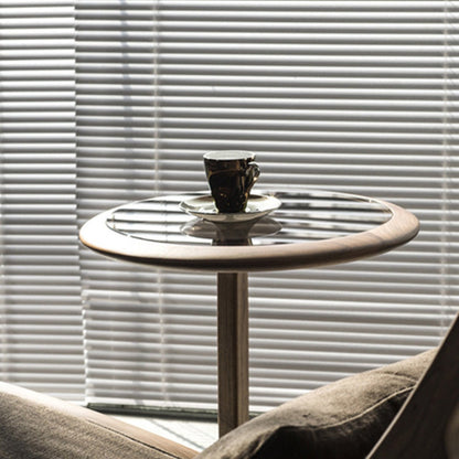 Table d'appoint en bois massif Banroft