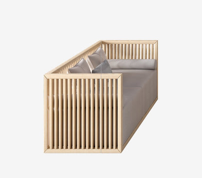 ANIYAH OHIO HILTON Canapé japonais en latex Frêne nordique