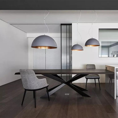 Table de salle à manger/conférence en bois rustique et industrielle AUTOMNE