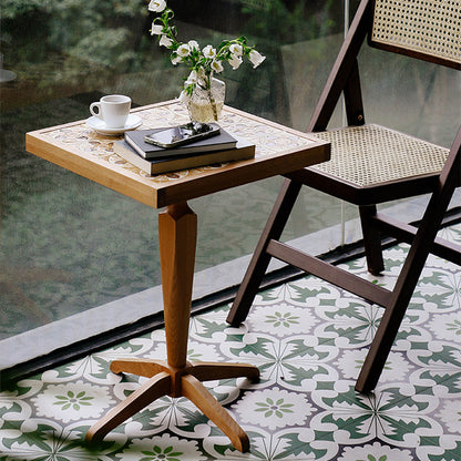 Table basse en bois massif Aquin 