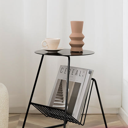 Table de bout avec plateau en fer Hiliritas