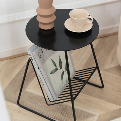 Table de bout avec plateau en fer Hiliritas