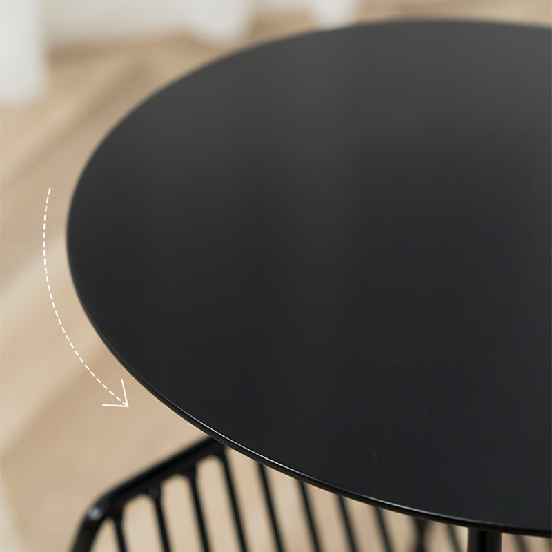 Table de bout avec plateau en fer Hiliritas